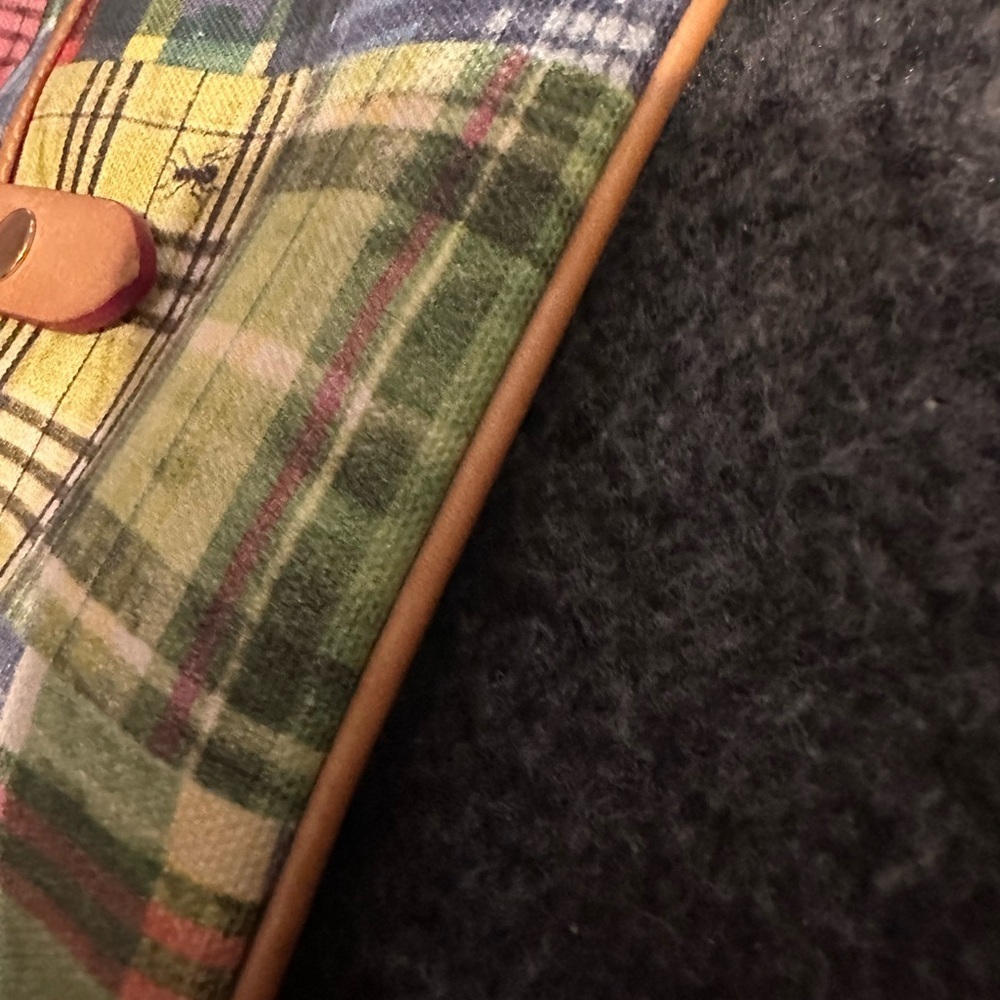 Dooney & Bourke Picnic Plaid Crossbody Letter Carrier Bag - Picture 5 of 12